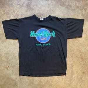 Vintage Faded Black Hard Rock Cafe Tee